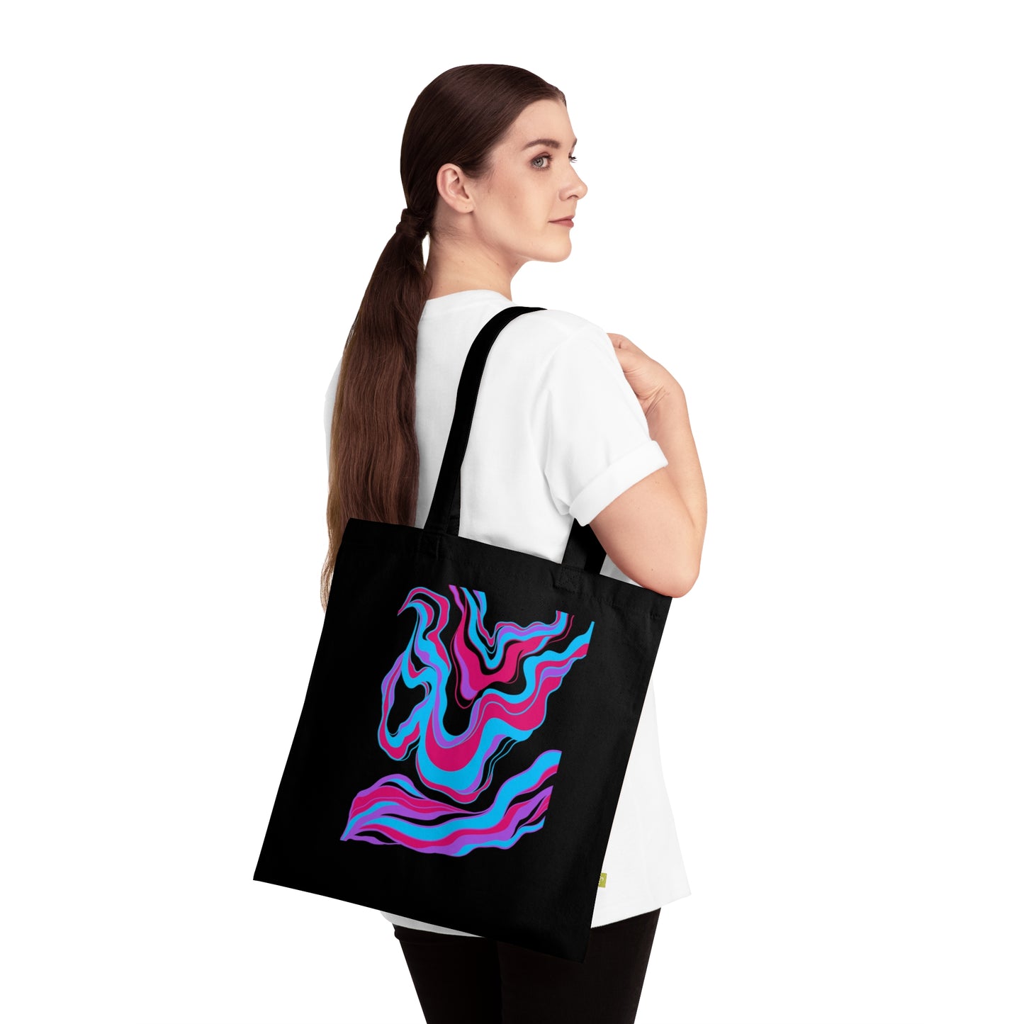 Organic Cotton Tote Abstract One
