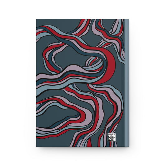 Abstract Hardcover Journal Three