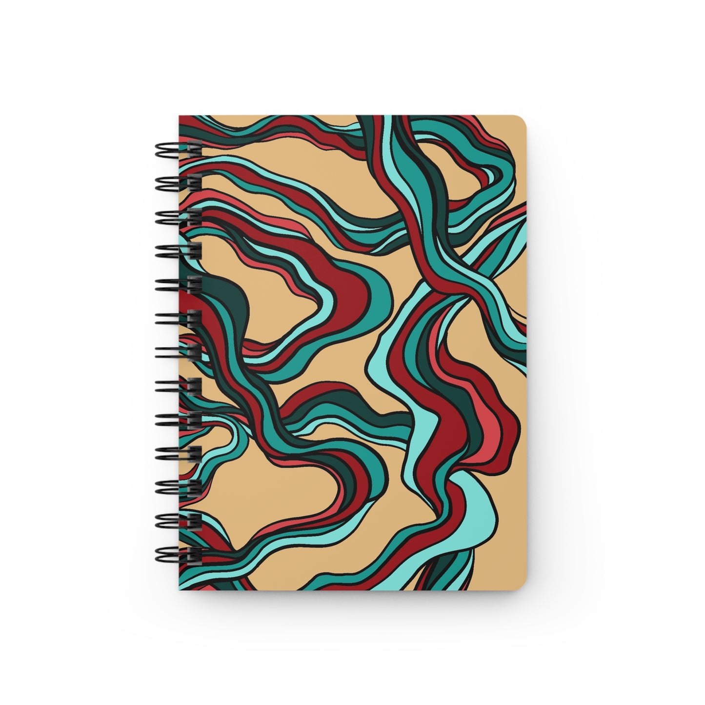 Artistic Spiral Bound Journal Drip Five