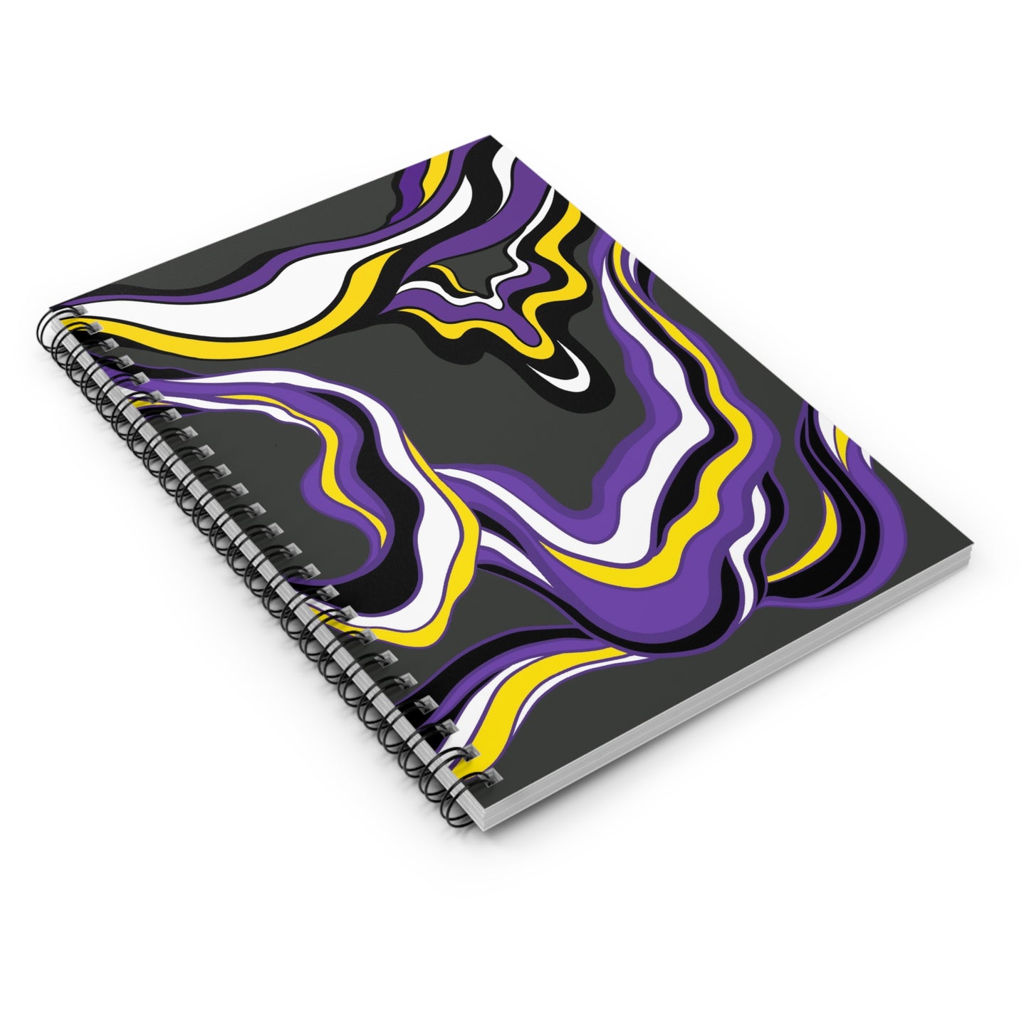 Abstract Spiral Notebook Non-binary Pride