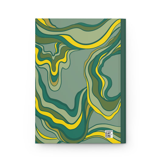 Abstract Hardcover Journal Four