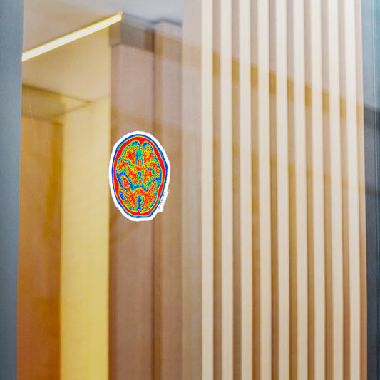 Brain Scan Sticker