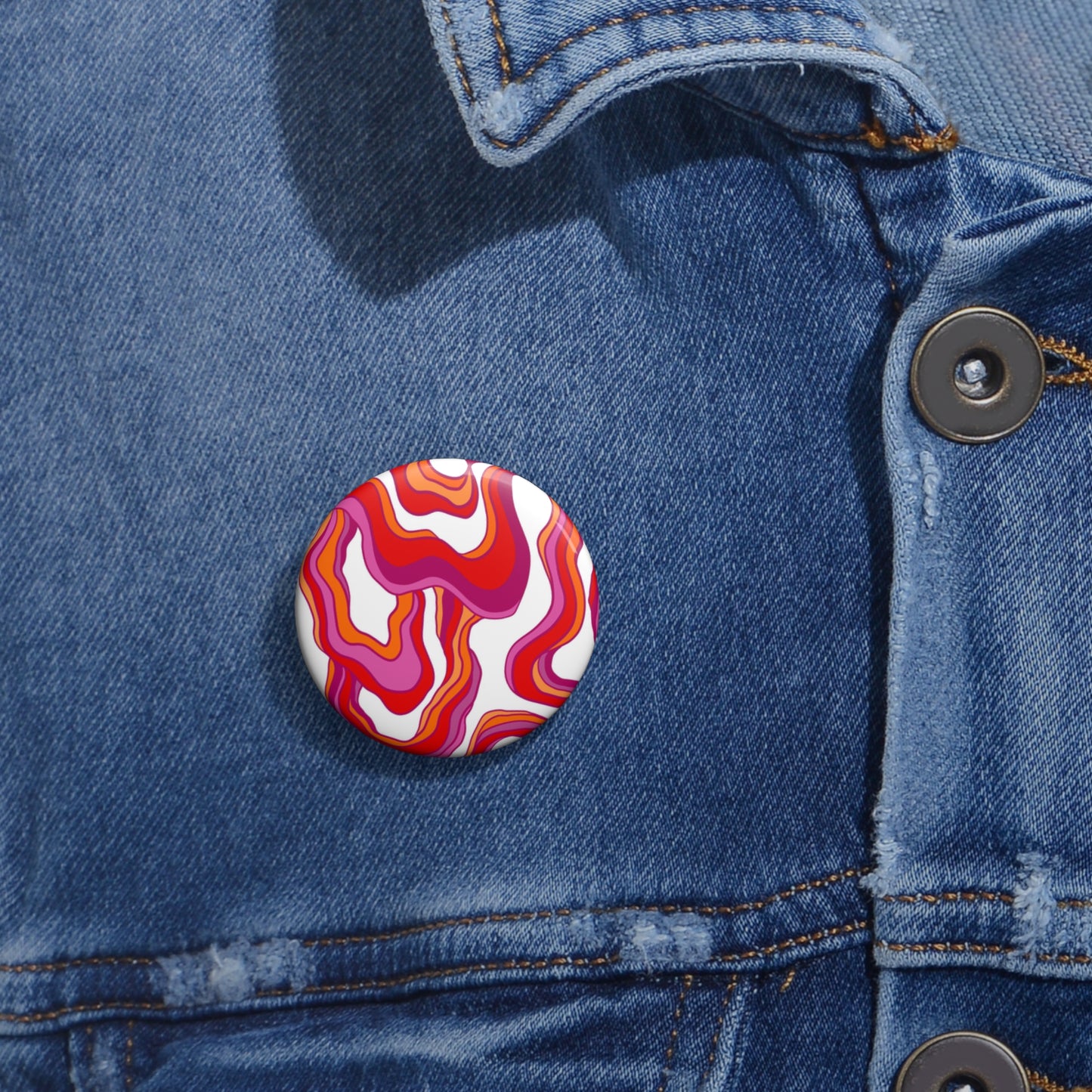 Lesbian Pride Drip Button