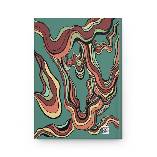 Abstract Hardcover Journal Two