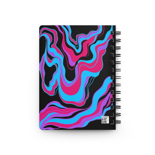 Abstract Spiral Bound Journal