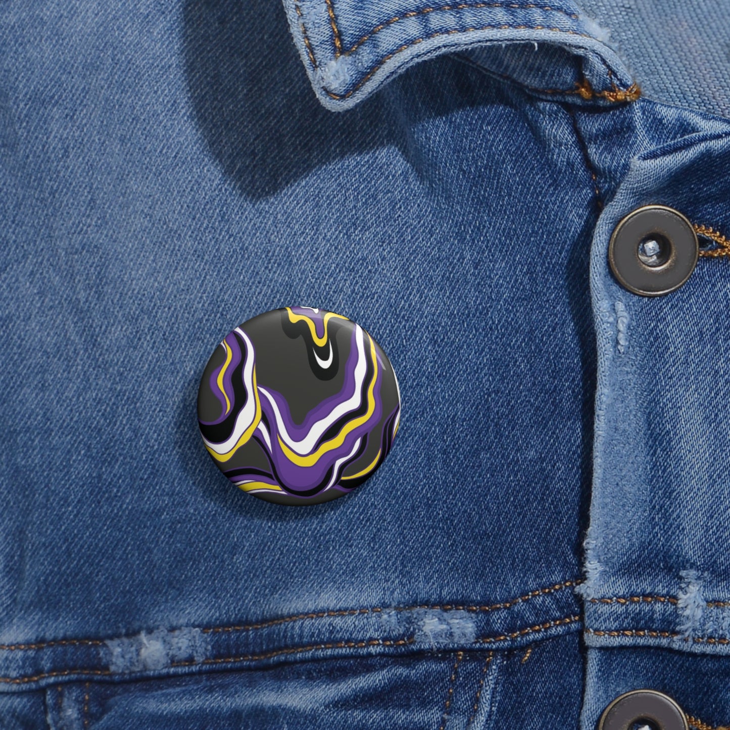 Non-binary Pride Drip Button