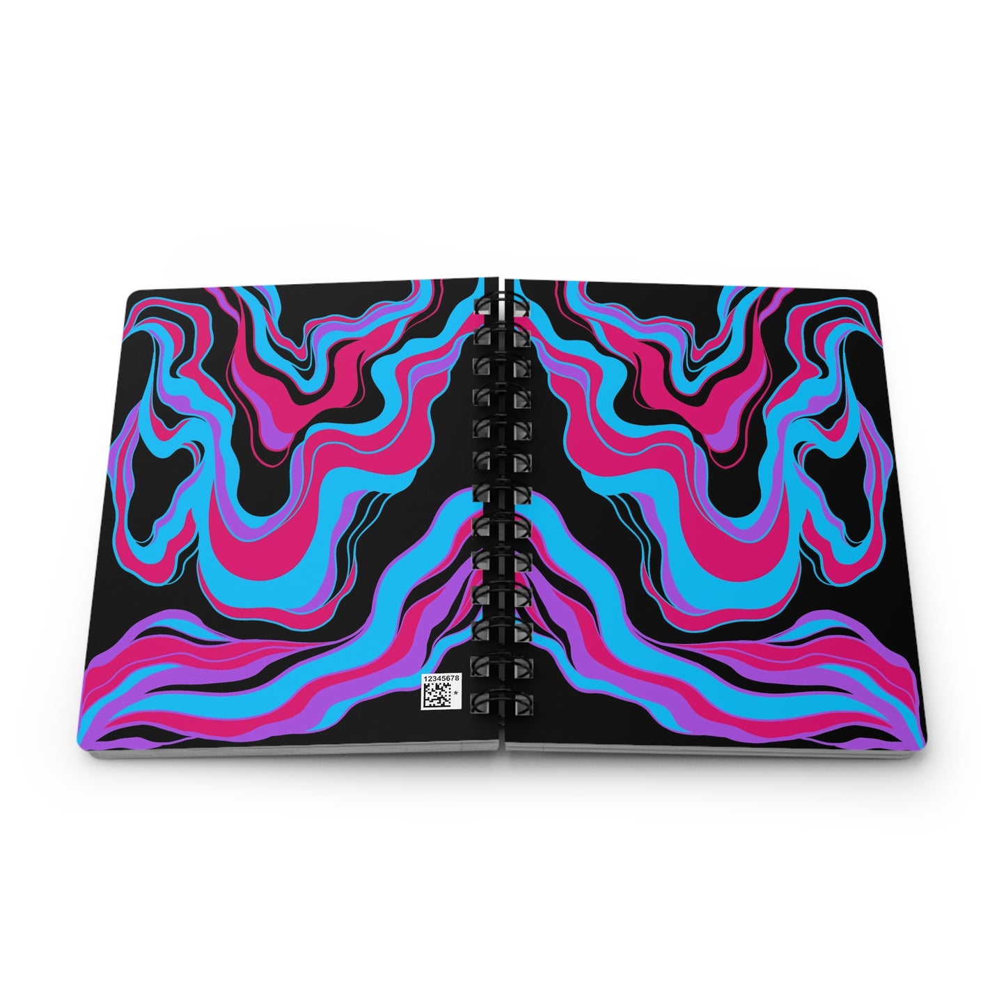 Abstract Spiral Bound Journal