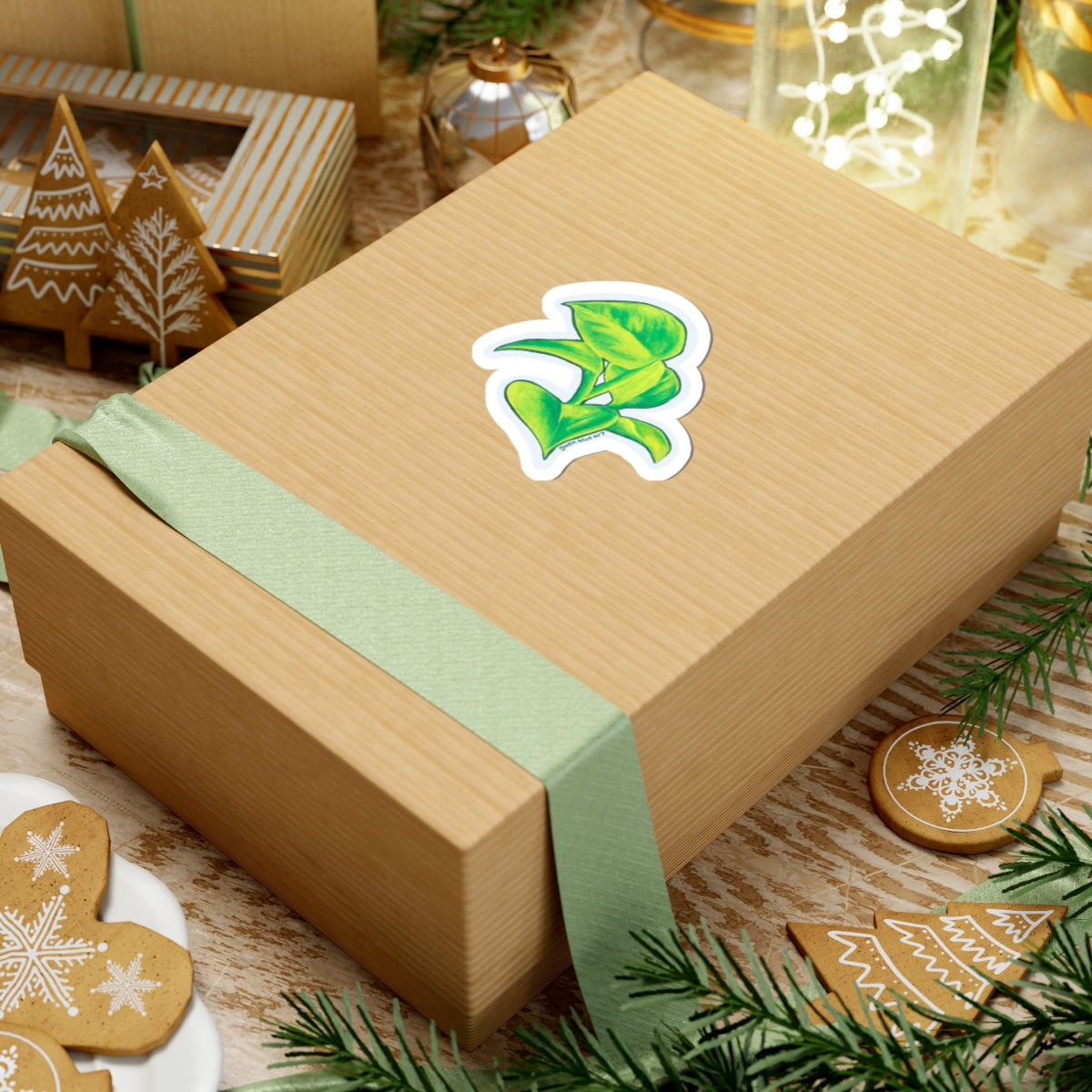 Pothos plant sticker