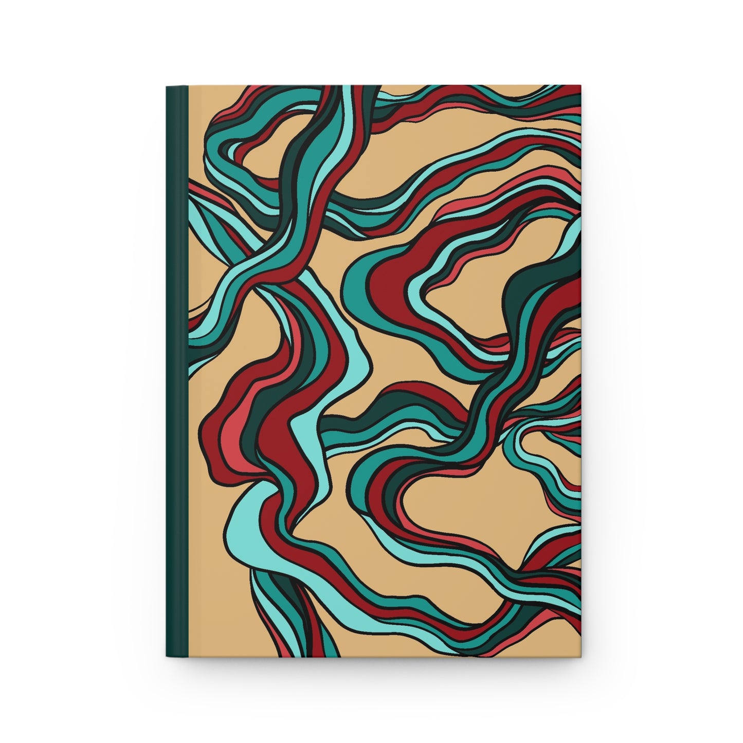 Abstract Hardcover Journal Five