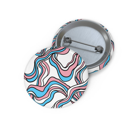 Trans Pride Drip Button