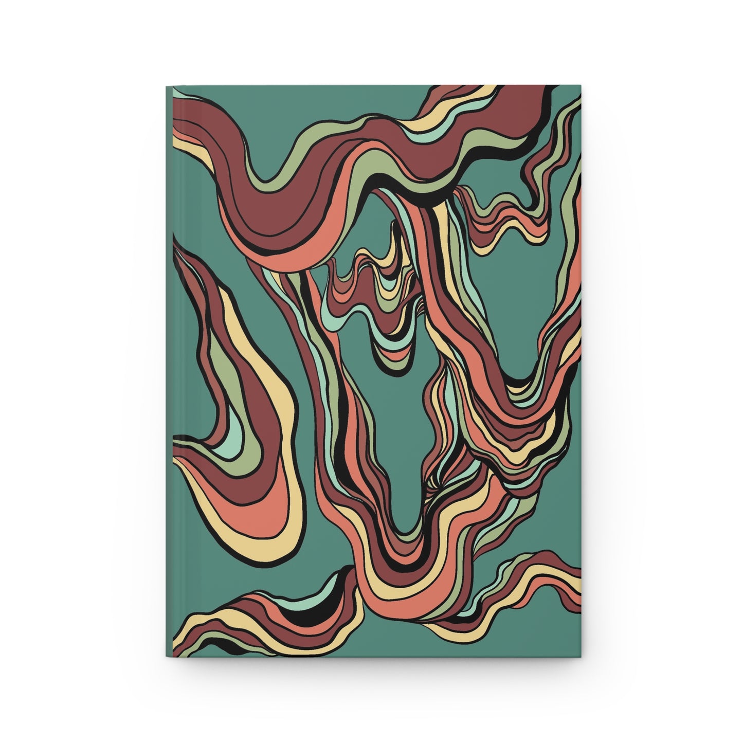 Abstract Hardcover Journal Two