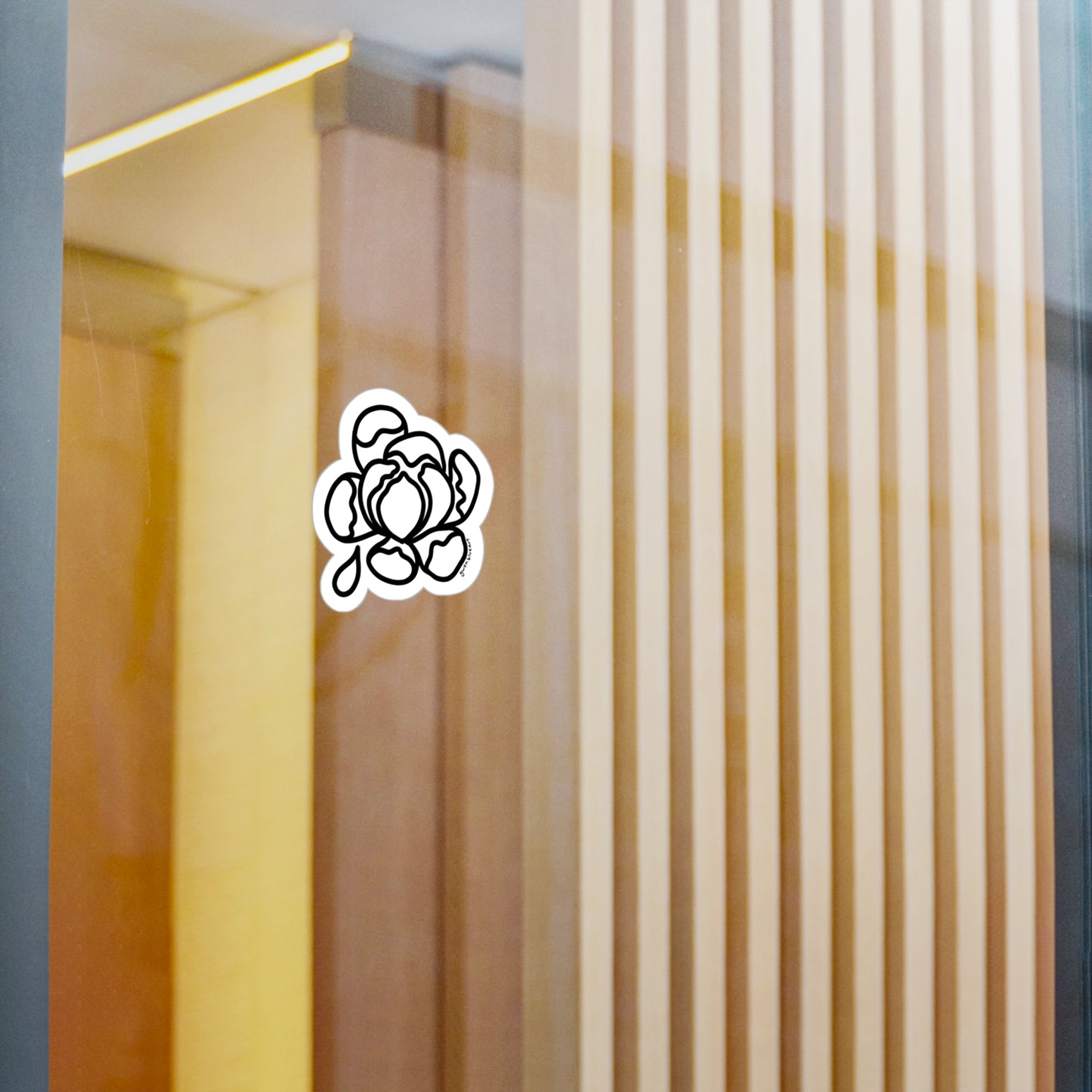 Peony Sticker