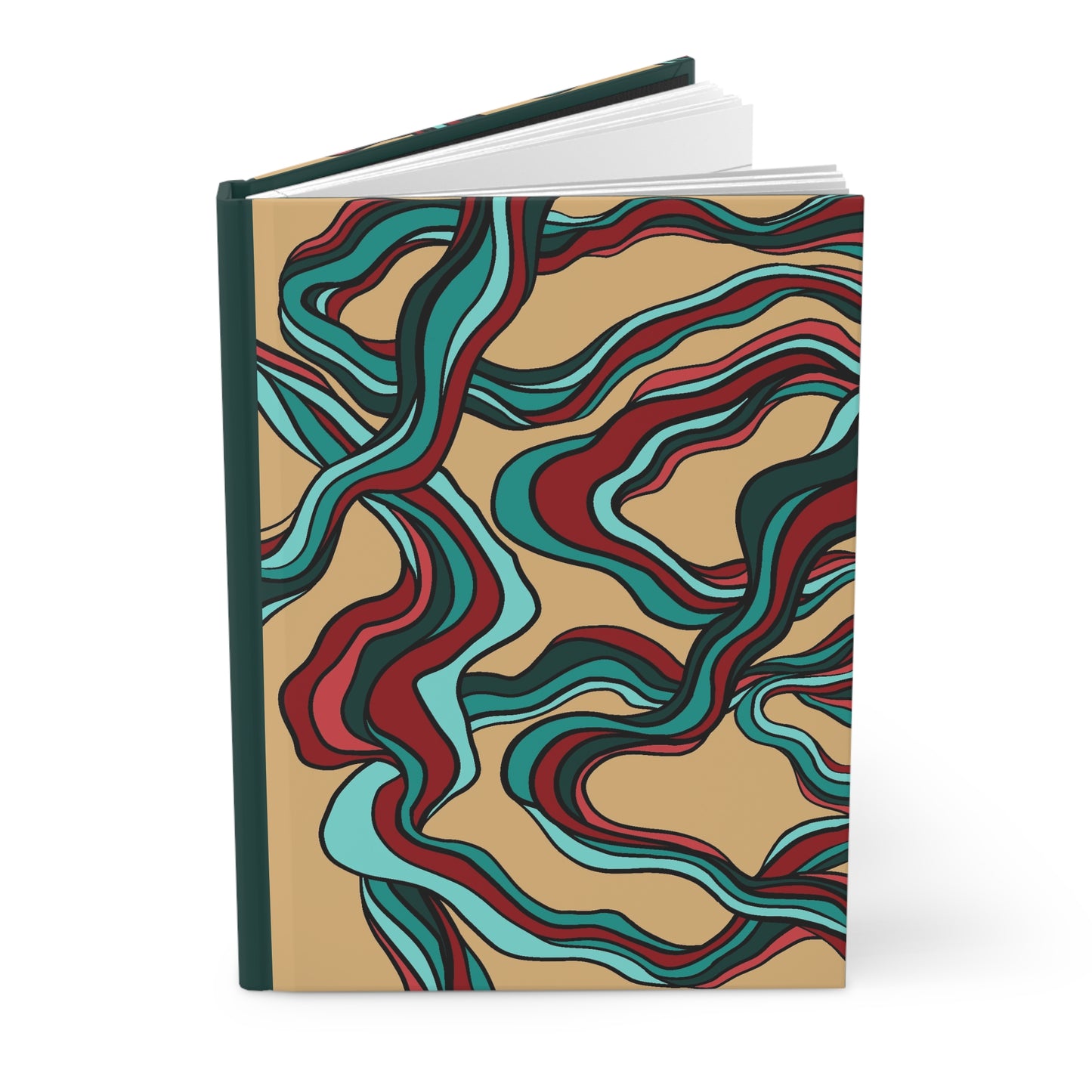 Abstract Hardcover Journal Five