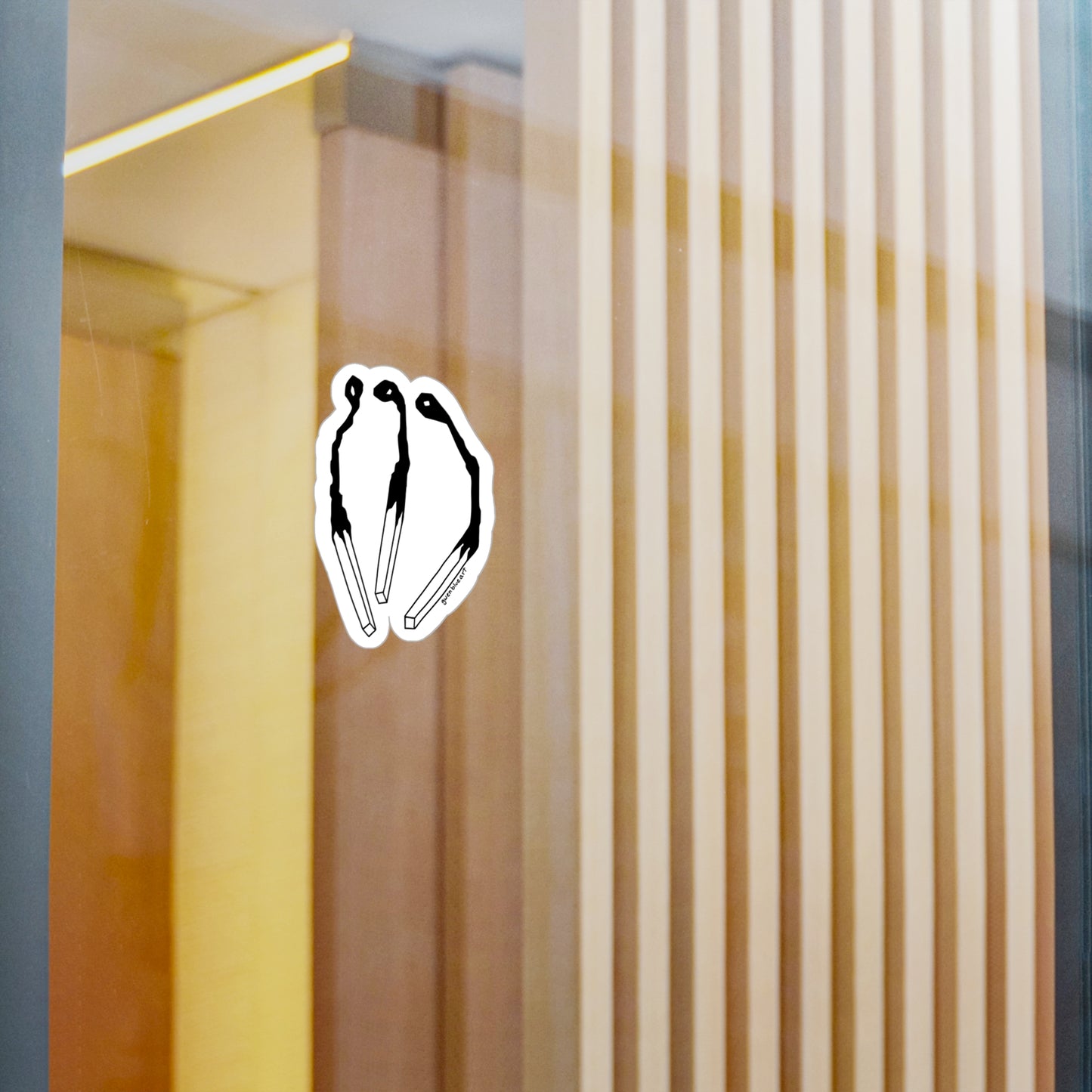 Burnt Matches Sticker