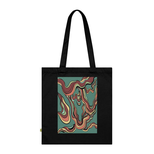 Organic Cotton Tote Abstract Two