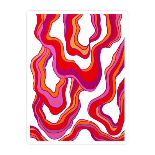 Lesbian Pride Drip Sticker