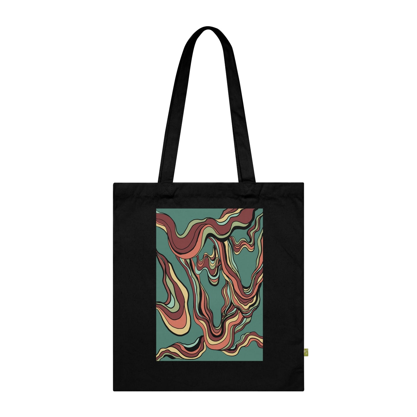 Organic Cotton Tote Abstract Two